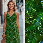 Preview: Stoff der Woche: Leaves  - Eigenproduktion von Graustufen-Stoffe